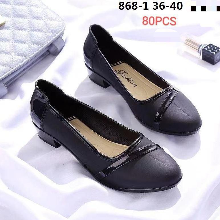 Termurah  Sepatu Wanita Terbaru/Sepatu Kerja Jelly Fld 868/Pantofel Karet Import Kekinian
