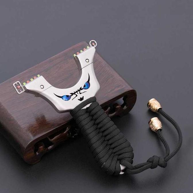 AZBOMO Ketapel Small Monster Slingshot Hunting Catapult / Ketapel Mini Monster Desain Keren Bahan Be