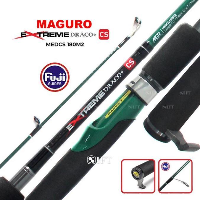 Joran Maguro EXTREME DRACO CS | Full Fuji | 150 165 180cm | Galatama