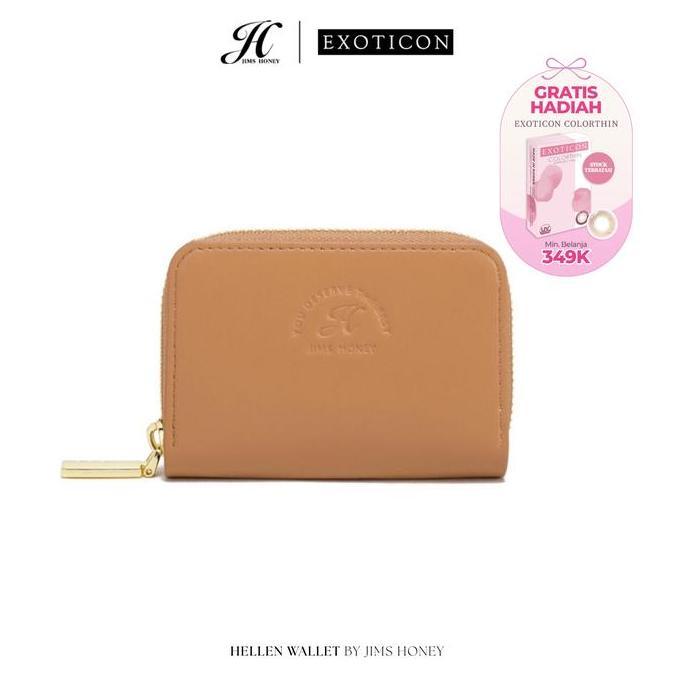Jims Honey - Helen Wallet - Dompet Kartu Wanita 1 Ruang Card Holder Cewek Cowok Unisex Ide Kado Souv
