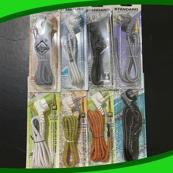 Kabel Power Komputer/Magic Com Tipe Bengkok 1.6 Meter 14039 Standard