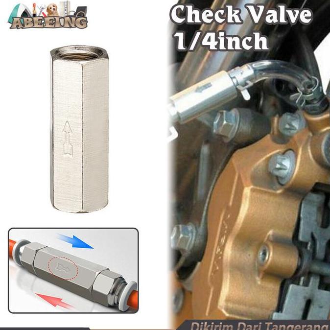 DALIGAD Check Valve Angin 1/4 Inch One Way Valve 1/4" No Return Valve