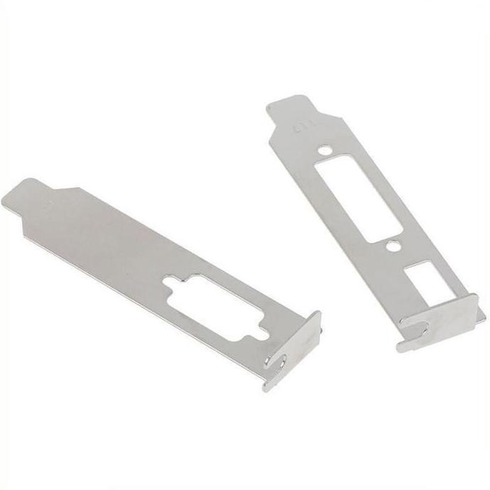 BRAKET VGA CARD DENGAN PORT VGA DVI HDMI FOR LOW PROFILE VGA PC SLIM