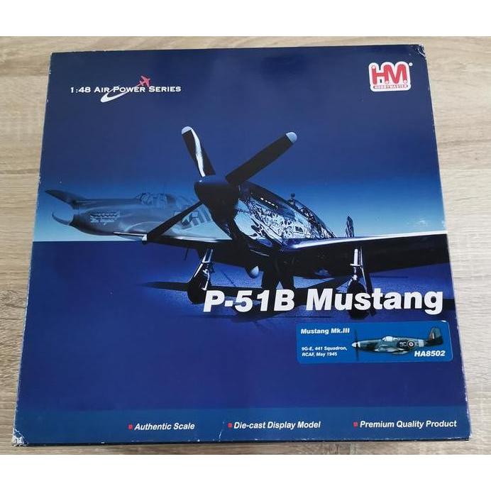 Diecast Pesawat Hobby Master Mustang Mk.III, England, 1945