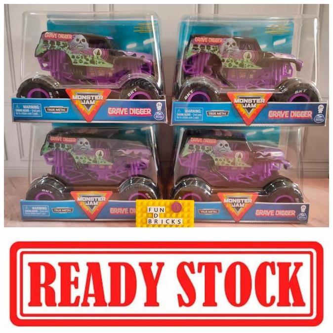 Mainan Mobil Monster Jam Grave Digger Spin Master 1/24