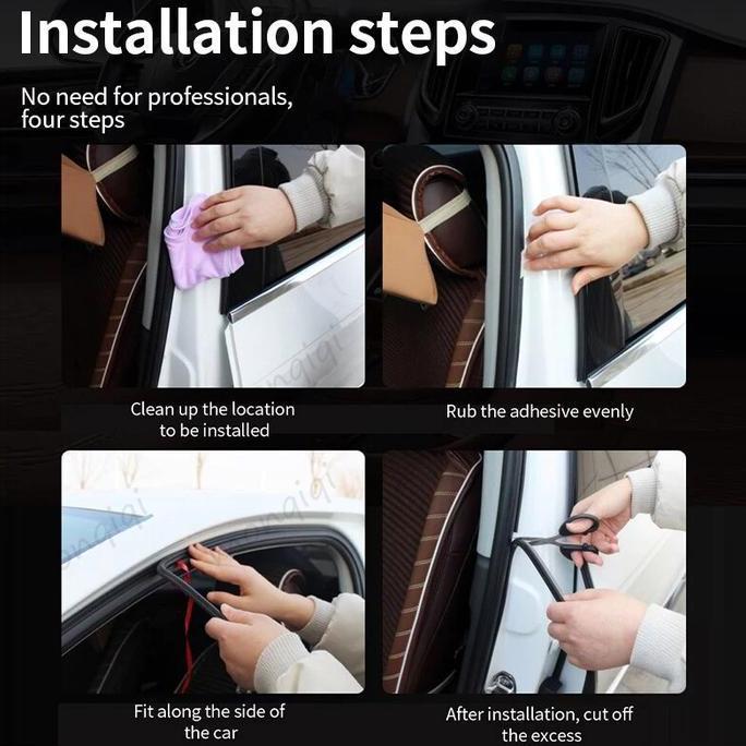 20 Meter Karet Peredam Pintu Mobil Peredam Pintu Mesin Universal - Karet Peredam Pintu Mobil Univers