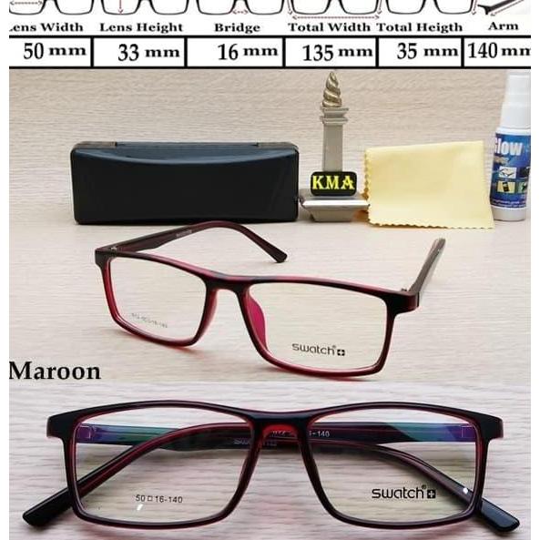 frame kacamata SWATCH kacamata minus kotak swatch minus terbaru