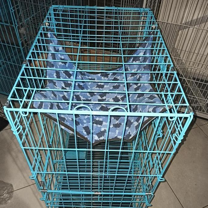 Ready kandang kucing 2 tingkat octagon c-239 kandang kucing