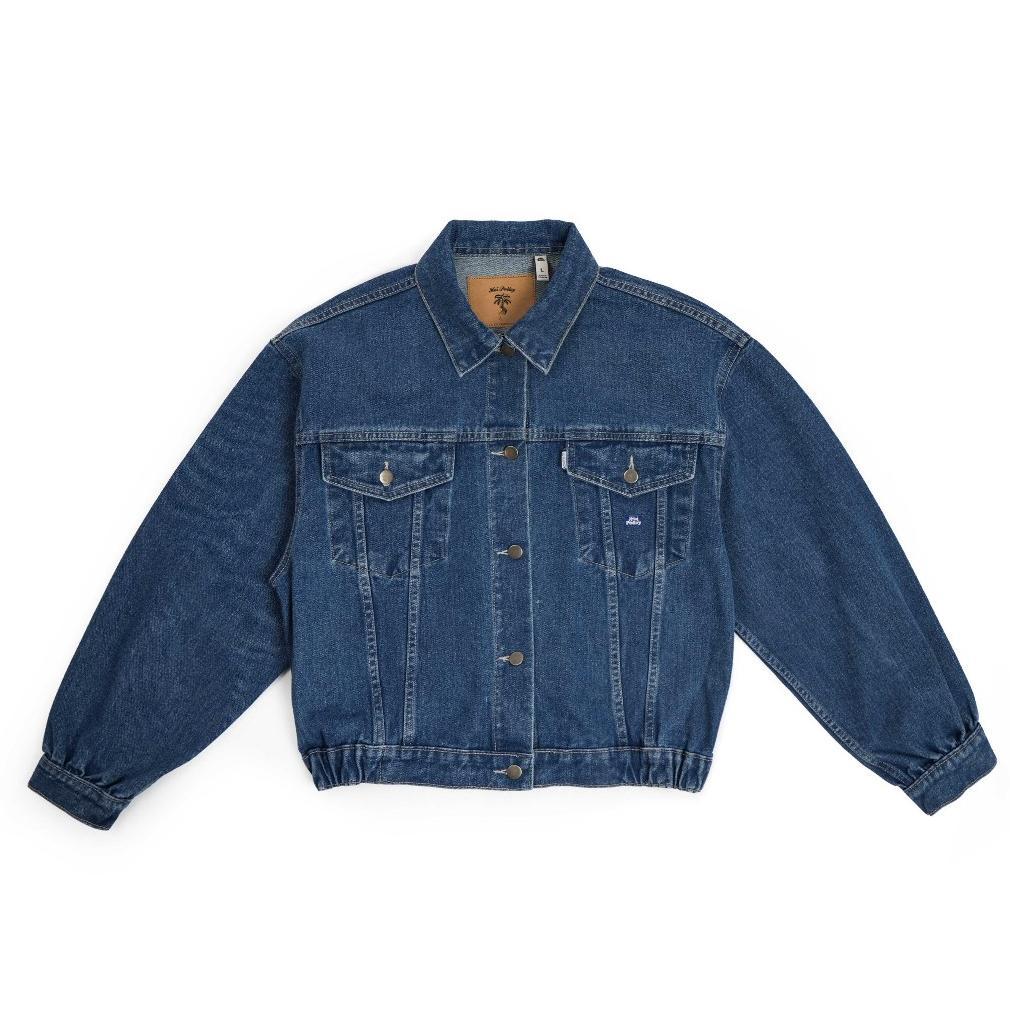 MURAH HOI POLLOY - PEBBLE DENIM JACKET (BLUE)