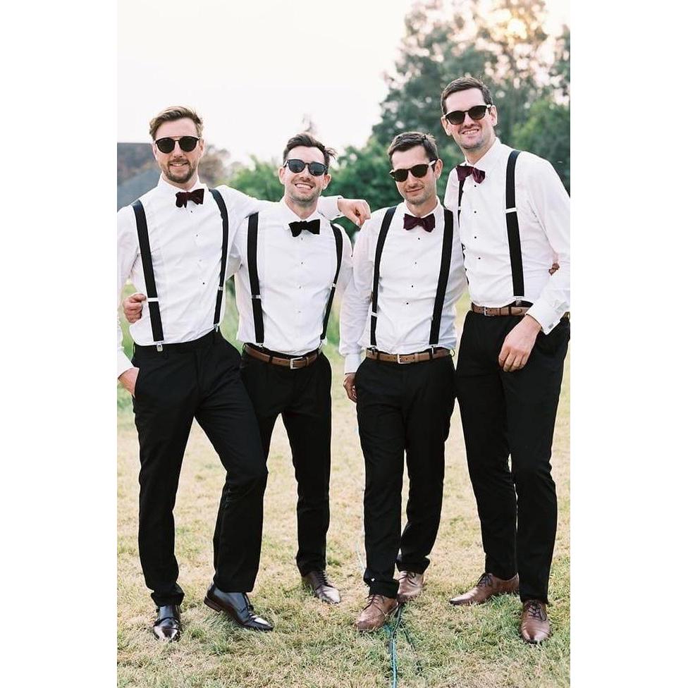 Dasi Kupu Kupu Suspender Pria Suspender Dewasa Suspender Anak Dasi Hitam Suspender Hitam Warna Lengk