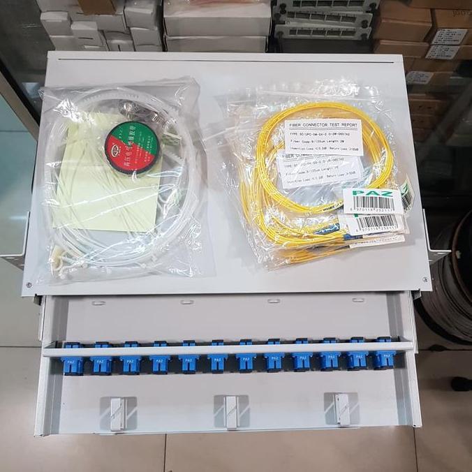 Ready  OTB 24 core PAZ / Optical Terminal Box / ODF rack 24 core merek PAZ