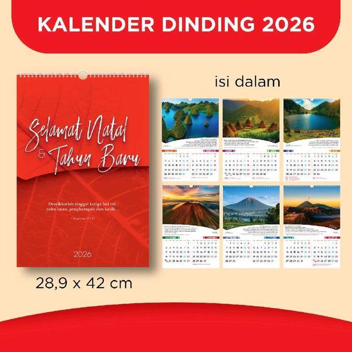 Kalender Dinding / Kalender Dinding 2026