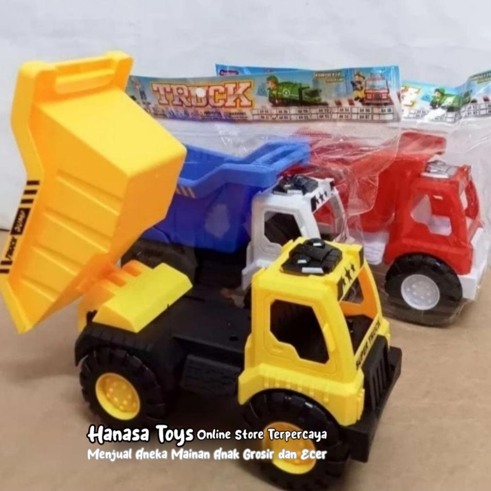 CUCI GUDANG MAINAN TRUK PASIR DUMP TRUCK MURAH AK 89