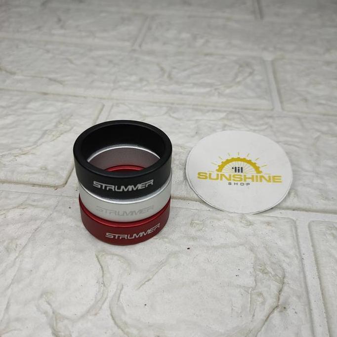 Ring Spacer Stem STRUMMER 10mm Alloy Fork Oversize 28.6 Sepeda MTB BMX Roadbike