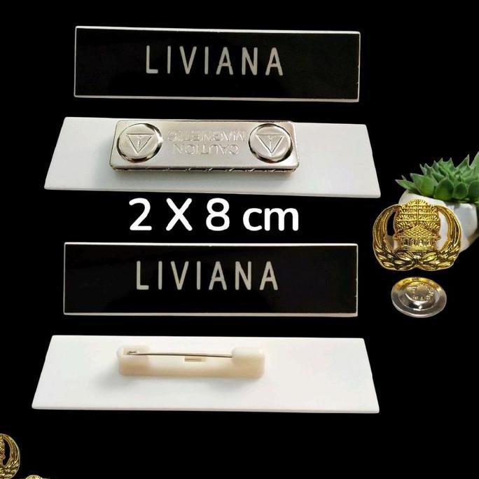 PAPAN NAMA DADA DAN PIN KORPRI SATU PAKET