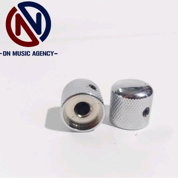 knob gitar & bass metal besi lock kunci knob potensio original