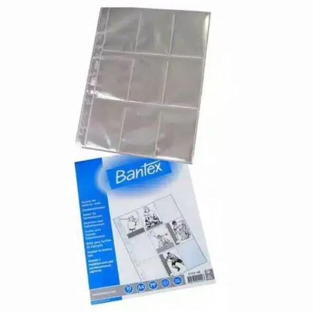 Collector Card Pocket Bantex 2159 A4 / pak Kantong Album Foto Card A4