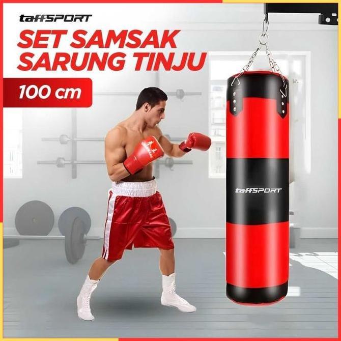 Alat Samsak Latihan Tinju Berdiri Gantung Isi Bantalan Boxing Beladiri