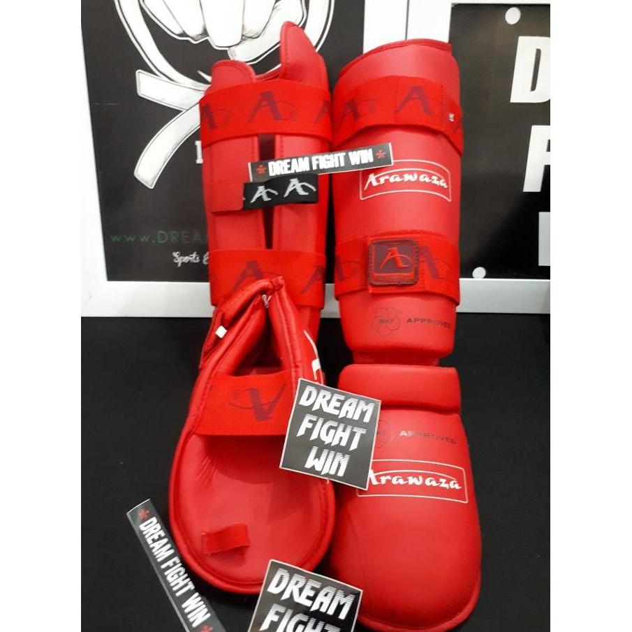 ARAWAZA FOOTPRO MERAH KARATE PROTECTOR WKF APPROVED