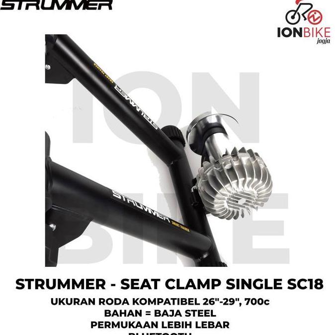 Smart Trainer Strummer BT10 Fluid Power Bluetooth ZWIFT Alat Bersepeda