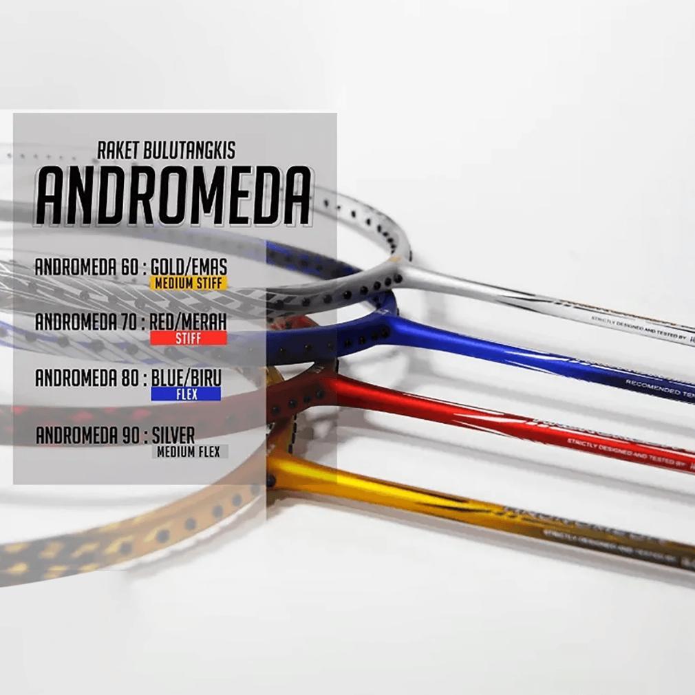 Hot Deals Hi-Qua Andromeda A Raket Badminton Bulutangkis Special Editon 32 Lbs Full Carbon