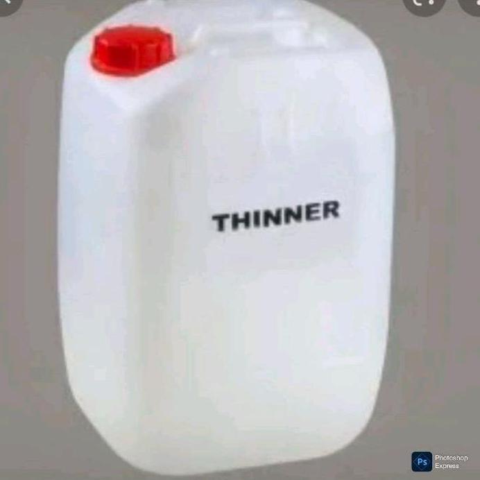 Ready  Thinner Tiner Literan Harga @ 1 Liter Pengencer Cat Kayu dan Besi Kemasan 1 Liter
