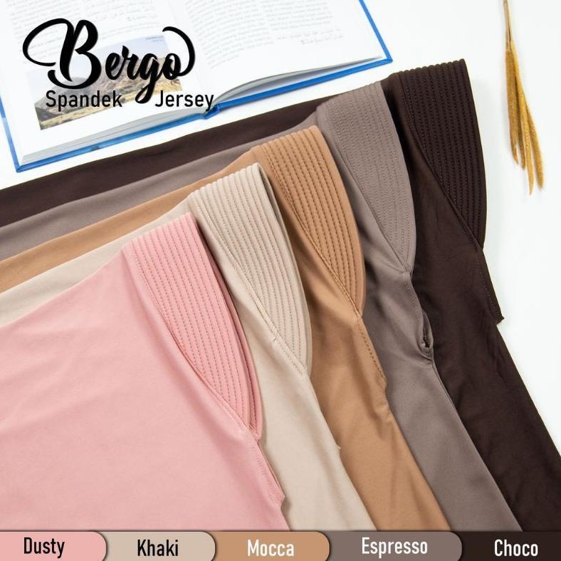 NEW DEALS Hijab Khimar Bergo Hamidah Jumbo XXL Spandek Jersey | Jilbab Mukena Bergo Simple Pad  XXL 