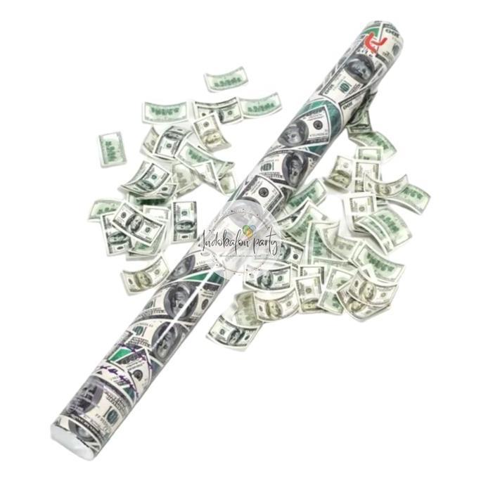 Ready  party popper dollar / confetti 50 cm dollar