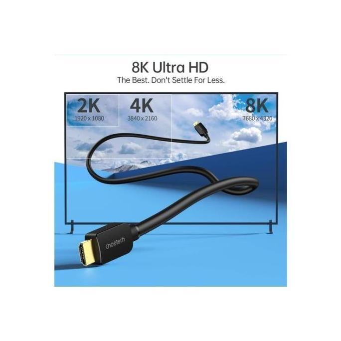 READY Choetech 8K 60HZ HDMI 2.1 HDMI to HDMI UHD Cable High-quality XHH03