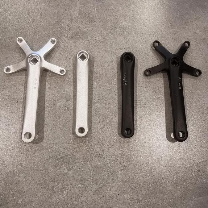 Ready Crank arm folding bike BCD 130 kreuz BromptonN 3 sixty silver black