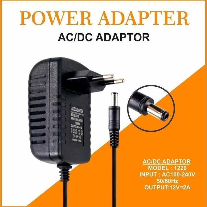 Adaptor 12V 2A / Adaptor 12 Volt 2 Ampere / Adaptor Set Top Box / Adaptor TV BOX / Adaptor Modem / A