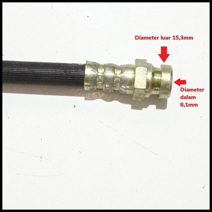 TERLARIS SELANG REM DEPAN 30CM JEEP WILLYS / CJ2A CJ3 CJ5 CJ6 