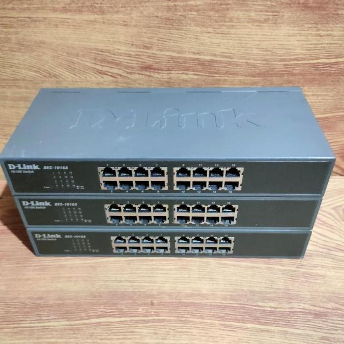 New switch hub 16 port D-Link Des 1016a - DLINK 16port ethernet