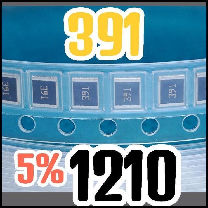 BEST DEAL 10PCS CHIP RESISTOR SMD 391 390R SIZE 1210 3225 5% 390 OHM 390OHM 