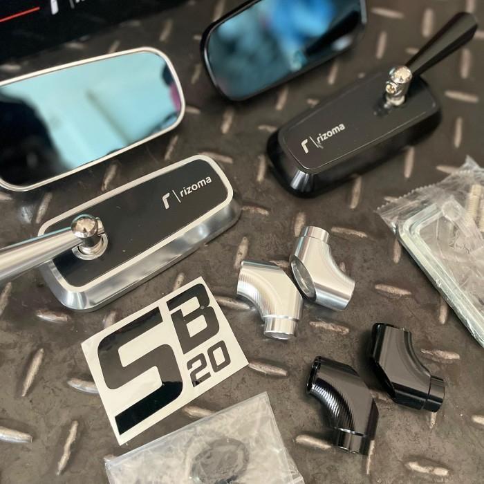 Spion Rizoma H2C Universal Vespa Sprint Primavera S Lx Lxv Gts Original Dan Terpercaya