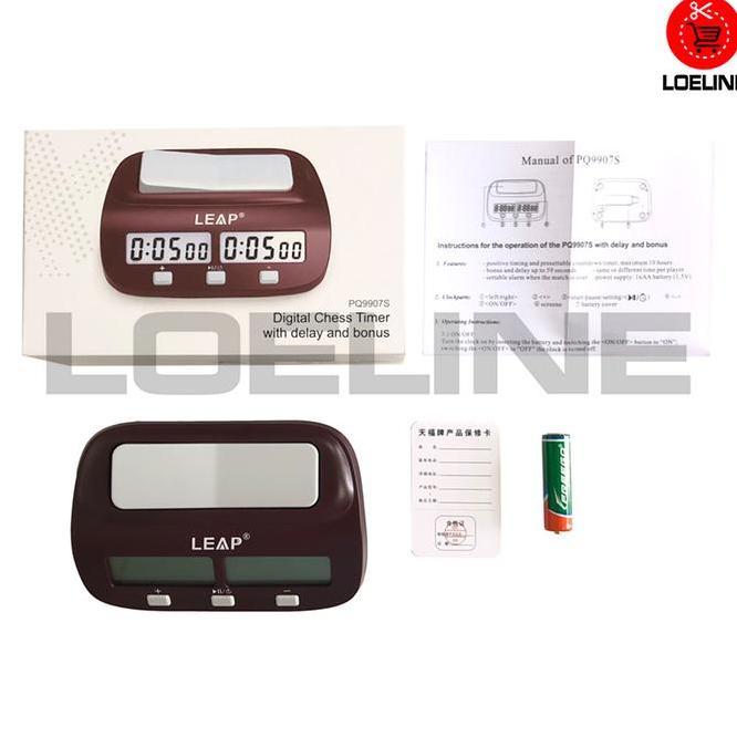 Jam Catur Leap Pq9912 Dital Chess Clo Count Timer Pq9907S