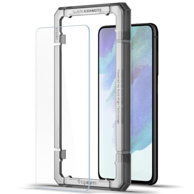 Tempered Glass for Samsung Galaxy S21 FE Spigen AlignMaster Full Cover