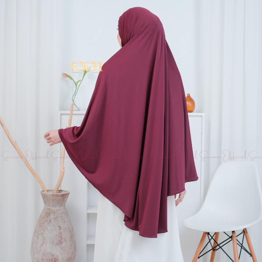 bestpromo khimar dagu malay jumbo - hijab instan soft pet malay plus dagu jersey xxl jumbo
