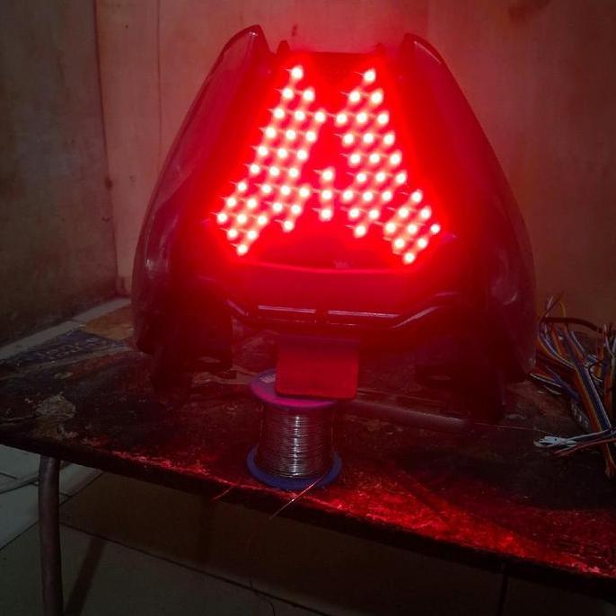 Stoplamp Running Beat Baru Deluxe/Street 2020-2024 10Mode Lampu Rem Kendaraan Motor