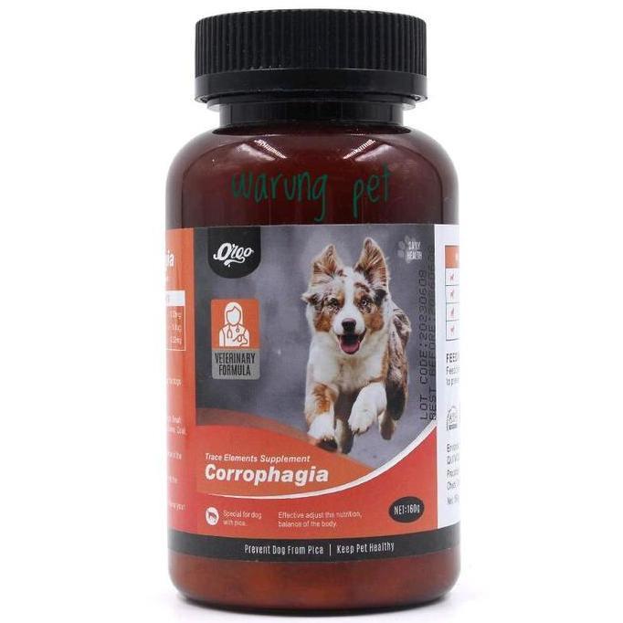 Orgo Corrophagia Trace Elements Dog Supplement Tablet 160G - Vitamin Anjing Dengan Karoten 32Mg & As