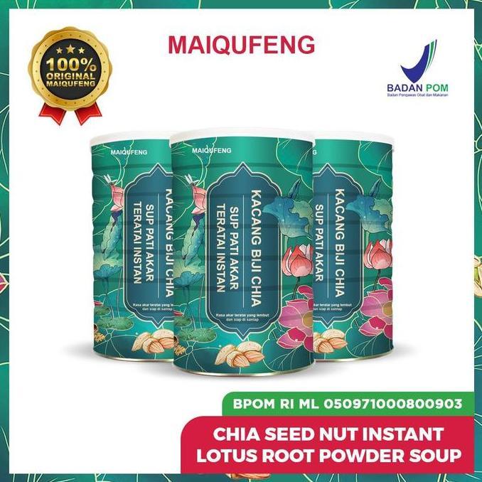 Xfood- Oufen Lotus Root Powder Maiqufeng Original Bpom Ri - Chia Seed Oufen Lotus  Halal