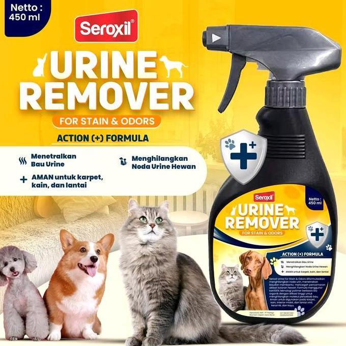 SEROXIL semprotan penghilang pembersih noda bekas pipis hewan pada karpet sofa 450ml murah