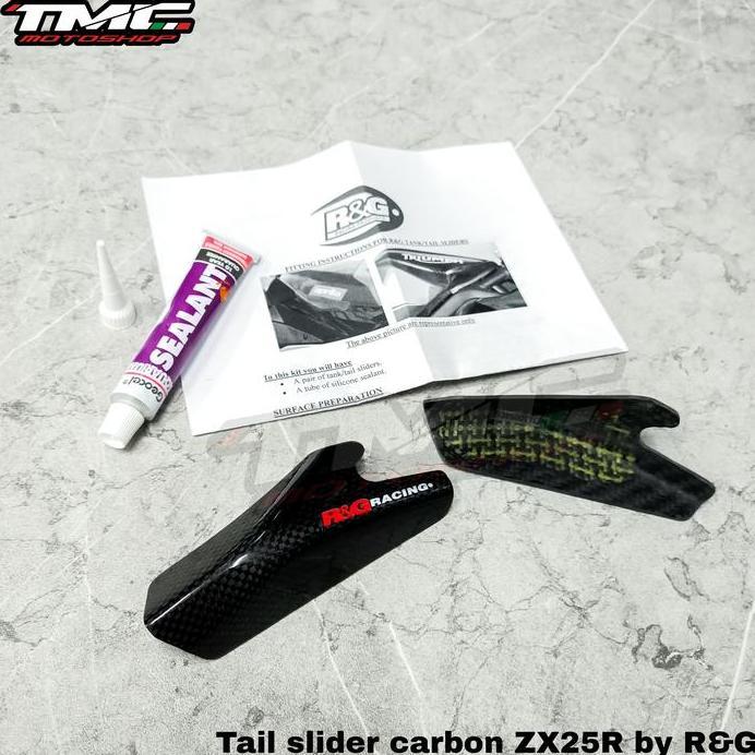 Tail slider carbon ZX25 ZX25R ZX25RR ZX4 ZX4RR by R&G RnG RG murah