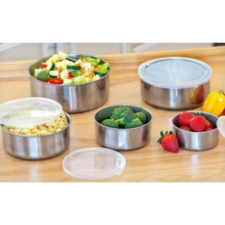 Terbaru Pgm Rantang Stainless Steel Susun 5 / Rantang Susun / Rantang Susun 5