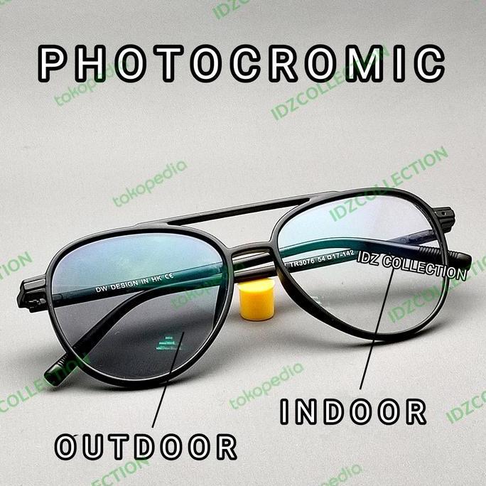 New Frame kacamata Aviatore Flat 3076 Kacamata anti Radiasi murah