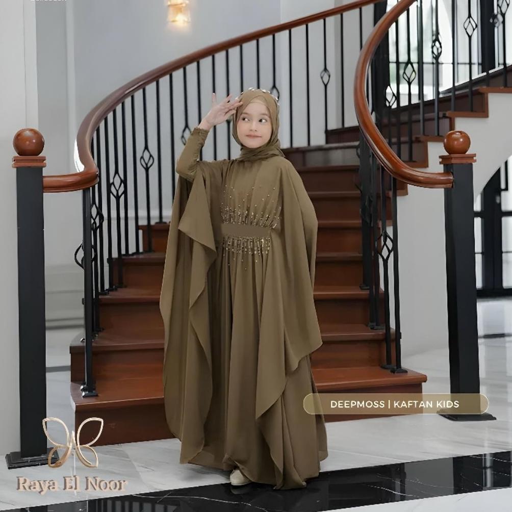 ORIGINAL MANDOCOREFASHION | MAYORA KAFTAN ANAK SYARII USIA 7 SAMPAI 11 TAHUN TERBARU KEKINIAN ELEGAN