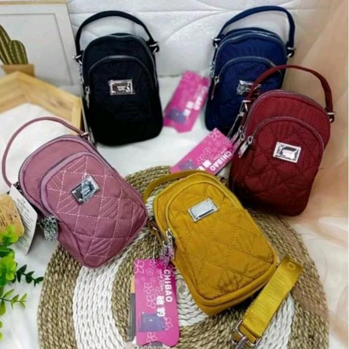 TAS SELEMPANG MINI WANITA CHIBAO 8182-22 Kanvas murah
