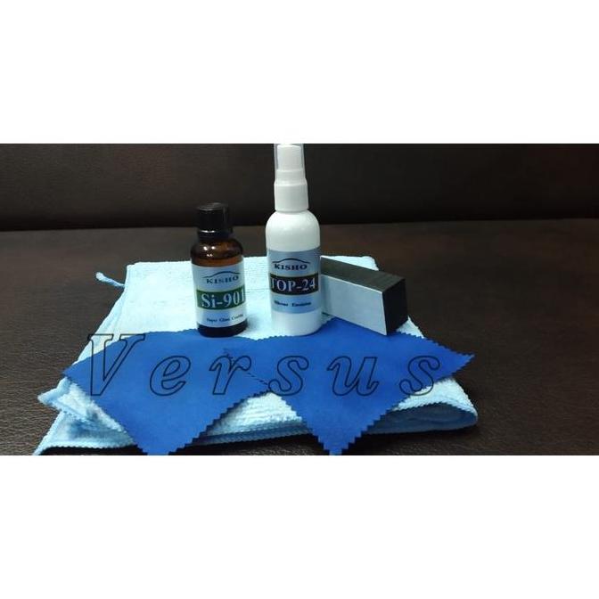 TERBARU - Paket Hemat Kisho Nano Ceramic Coating Si-901+TOP-24 plus Microfiber