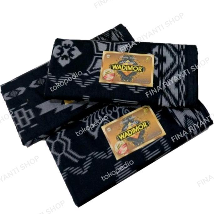 NEW SARUNG WADIMOR MOTIF BALI KHUSUS HITAM ORI