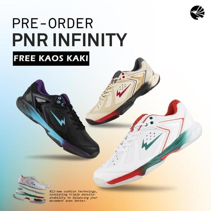 Sepatu Badminton Eagle PNR Infinity Original Sepatu Bulu Tangkis Eagle PNR Sport